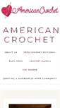 Mobile Screenshot of americancrochet.com