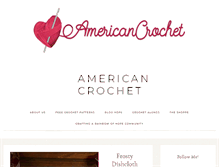Tablet Screenshot of americancrochet.com